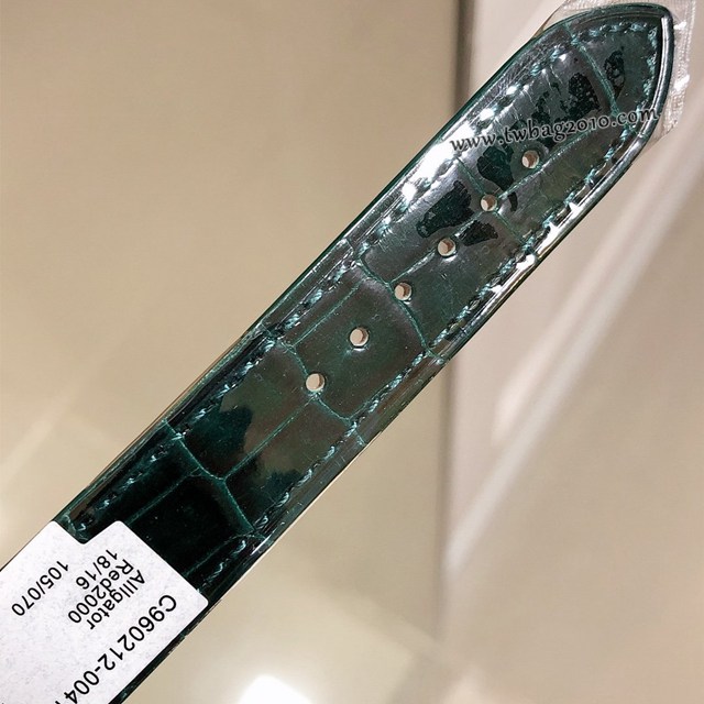 蕭邦情人限量版-躍動的心石英鱷魚皮女士腕表 蕭邦快樂鑽系列女表  gjs2234